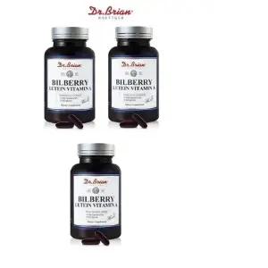 닥터브라이언 빌베리 루테인 비타민A 60캡슐 2+1총180캡슐 눈피로 마리골드 어두운 곳