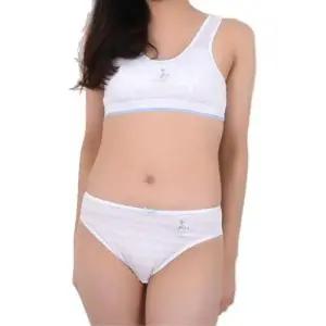 부드러운면소재 주니어 스포츠브라팬티세트 WFIPU5F