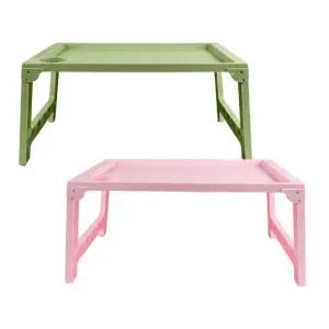 국산 접이식 침대위테이블 책상 베드테이블 색상랜덤 (WFKBLBW)