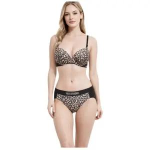 [롯데백화점]예스 (A-C컵)신축성좋은 브라운 레오파드 브라 햄팬티세트 YSWBAA01YSWPAA01