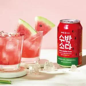리얼 수박 소다 350ml x 24캔 x 2박스