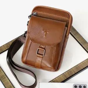 [하프클럽/]남성숄더백 남자 가방 핸드폰 소지품 외출 가죽 고급 여행 남학