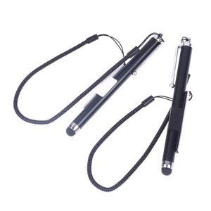 범용 터치 스크린 휴대 전화 스타일러스 펜 스프링 로프 태블릿 스탠드 홀더 연필 산업용 컴퓨터 용량 성