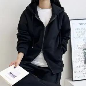 투웨이 여성 후드집업 오버핏 양털 기모 후드 점퍼 (KYR-WFGER5L)