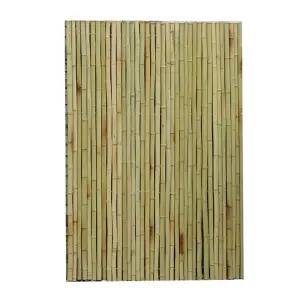 대나무 가림막 파티션 테라스 울타리 베란다 사무실