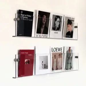 고품질 투명선반 700mm 벽부착 아크릴무타공선반 아크릴재질 37피스 (WFKDC8I)