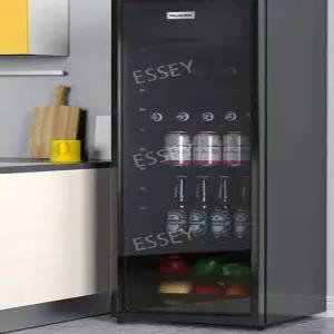 투명 맥주 냉장 냉동 가정용 음료수 냉장고 음료 쇼케이스 객실용 사무실 미니 소형