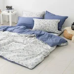 글로리 30수 광목 홑 이불커버 S(싱글) 네이비 160 x 210 (WFKEF42)