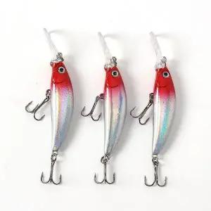 고품질 배스 쏘가리 꺽지 낚시 싱킹 미노우 루어 3p세트 S50 (WFKDTL6)