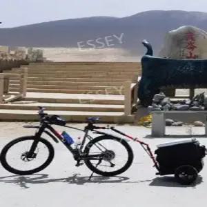 킥보드 자전거 클램프 트레일러 장착 다용도 방수 바퀴 후면 수레