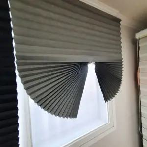 암막커튼 무타공 부착 암막 블라인드 그레이 부직포블라인드