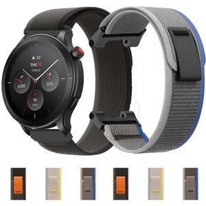 Huami Amazfit T-REX 2 용 트레일 루프 나일론 스트랩 Xiaomi Amazfit T-Rex/T Rex Pro 2 Correa 용 스마트
