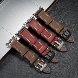 삼성 갤럭시 워치 8/8 클래식용 가죽 밴드, 갤럭시 울트라 2025/7 47mm용 통기성 스포츠 스트랩, 레트로 가