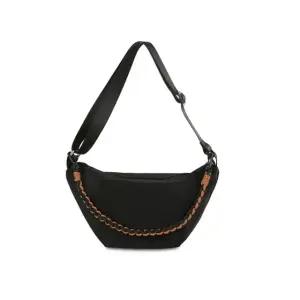 캐주얼 크로스백 데일리 매듭줄 무지 가방 브라운 (WFKDXOX)