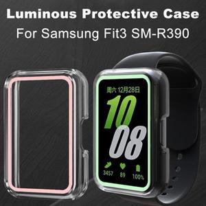 삼성 Galaxy Fit 3 SmartWatch 충격 방지 빛나는 시계 화면 보호기 커버 쉘용 PC 케이스
