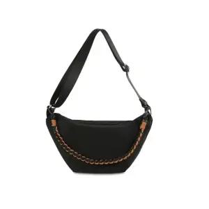 고품질 캐주얼 크로스백 데일리 매듭줄 무지 가방 브라운 (WFKDXOX)