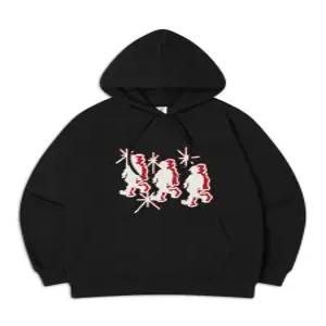 [탑보이][탑보이] 런닝크루 오버핏 기모 프린팅 후드 스웨트 셔츠 (PTH2094)