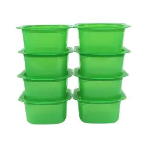 플라스틱 밀폐용기 쿡플러스 담다4호 (초록) 438298다용도보관통 주방정리 반찬 위생밀폐 냉동 도밀폐 밀폐