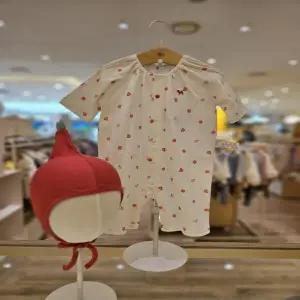 [블루독베이비] 26SS 신상(RD)스윗애플세트우주복B (4617004113)