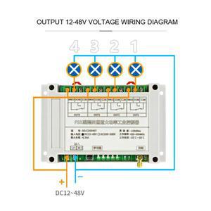 산업용 제어 자동차 램프용 릴레이 FSK 스위치 4 채널 무선 리모컨 DC 12V 420-450MHz 30A