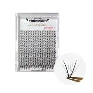 깨비아이 2DV 포인트 러시안볼륨 연장속눈썹 16줄인조 래쉬 메이크업 예쁜 자연스러운 붙이는 가닥 일회용