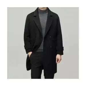 토르 남성 양털 코트 가을 겨울 하프 정장 넥 더블 슬림핏 캐주얼 기모 양면 OPH4