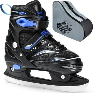 오벤스키 조절 가능한 스 스케이트 가방을 든 소년 소녀용 야외 및 링크용 사이즈 4종 부드럽고 편안한