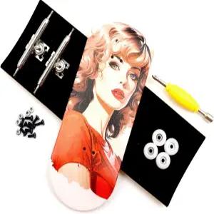 RACOFSB 36mm 프로 핑거보드와 나무 핑거 스케이트보드 데크 업그레이드 핑거보드 트럭 스트리트 셰이프