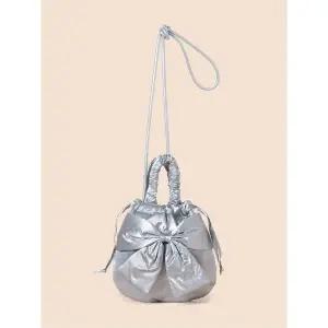 빈폴 키즈 실버 리본 여아 크로스백 라이트 그레이 (BI51D2G202) 307514 FE4641429-E2B