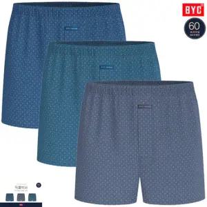 BYC세밀한패턴60수프리미엄트렁크팬티3매입MCG1499