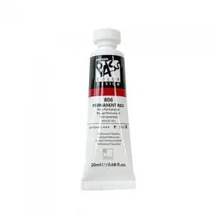 신한 패스컬러물감 낱색 B 20ml 806 퍼머넌트 레드 개(1개입)