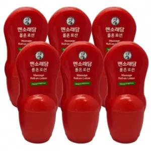 허리 로션 겔타입 손목 핫 맨소래담 통증 6개 롤온 50ml 파스 바르는