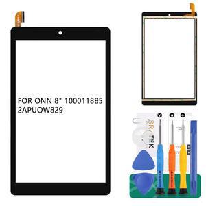 ONN 서핑 8인치 태블릿 2세대 100011885 2APUQW829 터치스크린 디지타이저 교체용