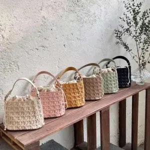 예쁜 토트 크로스백 탈부착 파우치 내장 데일리 가방 WEC7BF5