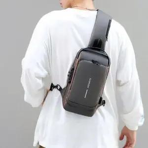 프라이버시 비밀번호 잠금 방수 소재 스포츠 크로스백 WED9AF3