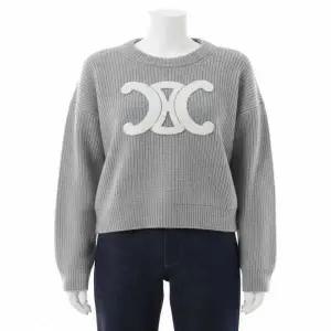 [셀린느]25FW CREW NECK SWEATER IN RIBBED WOOL RY0GS423P 09GM 리브드 울 크루넥 스웨터 815897