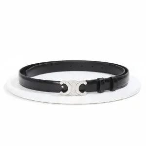 [셀린느]25FW TRIOMPHE BELT IN SMOOTH CALFSKIN 45AKA3A01 38SI 미디엄 트리옹프 벨트 816344