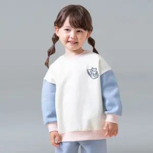 기모포엠세트 유아상하복어린이상 키즈등원룩 운동 편한 귀여운상 상하 가을 트레이닝 등원