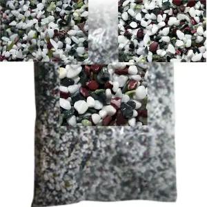 오색석 다양한 장식용돌 3kg 용돌 색자갈 컬러 칼라스톤 화분 오색