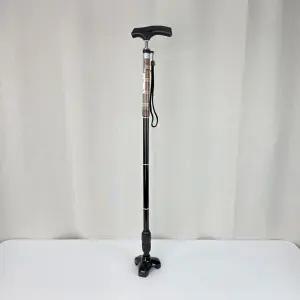 [일반구매] 고급 접이식지팡이 3단 TH-CF 환자용 어르신 안전 삼발이 경량 가벼운 할머니 할아버지 보행보조 명품 노인용지팡이