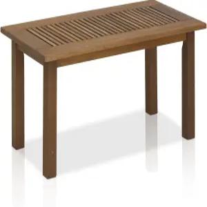 퓨리노 FG16504 티오만 하드우드 파티오 가구 야외 커피 테이블 티크 오일 1단 브라운