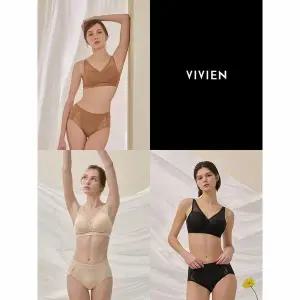 [하프클럽/비비안]비비안 노라인 누디 브라팬티세트 풀컵 6종