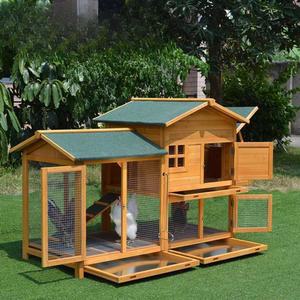 야외 원목 대형 토끼장 대형견 울타리 대형견집 협탁 토끼케 부식 마당 고양이집