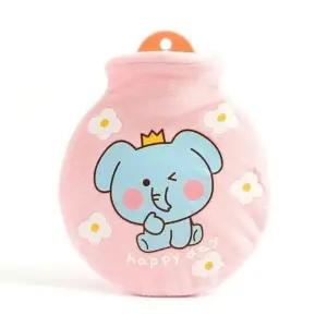 ( )파우치 원형 찜질 240ml 보온 물주머니 손난로