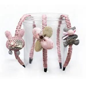 레이스니트머리띠T 헤어밴드 어린이머리띠 얇은머리띠