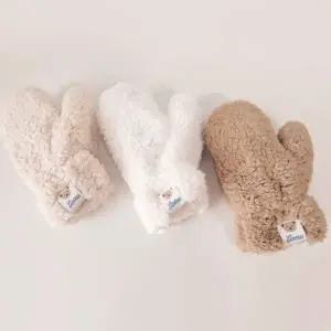 3컬러 뽀글이 벙어리 장갑 쁘띠장갑 양털후리스장갑