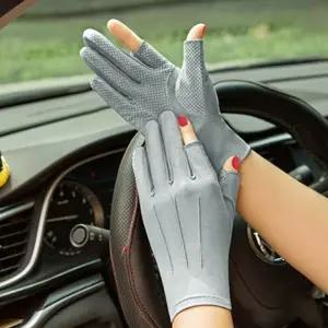 심플 여성 2컷 스포츠 장갑(그레이) 등산 자전거장갑