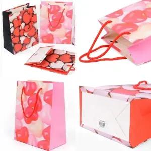 하트 쇼핑백 선물포장용품 선물용종이가방 답례품종이