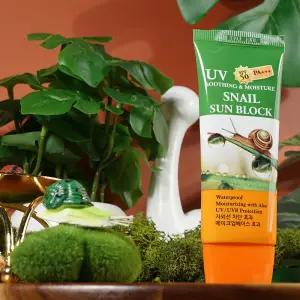 SPF50 메이크업베이스 수분공급 썬크림 70ml 달팽이