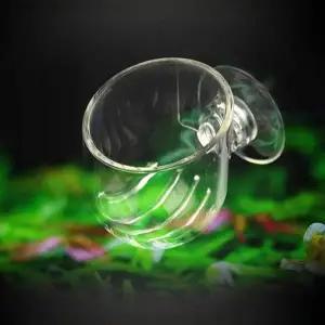 [골드스마일]수조 부착형 생먹이 실지렁이 아크릴 피딩컵